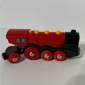 BRIO Mighty Red Action Locomotive Railway 33592 Battery Train,Lights&Sound WORKS